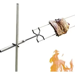 Kanka Asador Con Motor - Spiedo A Pilas Y 220v