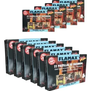 10x Cajas 32 Pastillas Iniciador De Fuego Quincho Parrilla
