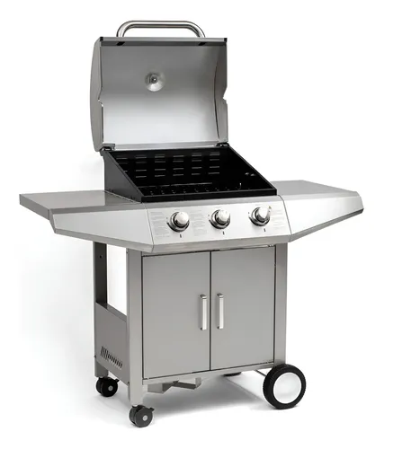 Parrilla Gas FDV Essence 3Q Acero