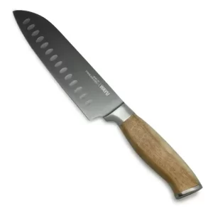 Cuchillo Santoku Wayu Color Café