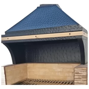 Campana Quincho 100x60 + Parrilla Inox 80x55