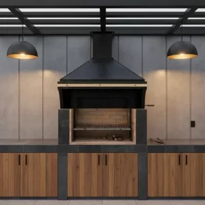 Campana Quincho 110x60 + Parrilla 90x53