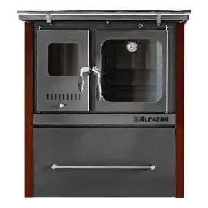 Cocina a Leña M-90 Burdeo + Kit Alcázar