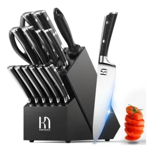 Juego Cuchillos Knifesaga 15 Piezas Japonés